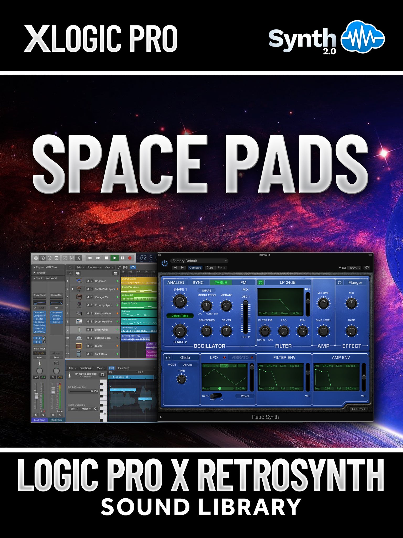 SWS002 Space Pads Logic Pro X Retrosynth Synthcloud