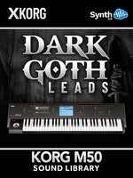 LDX214 - Dark Goth Leads - Korg M50 ( 12 presets )