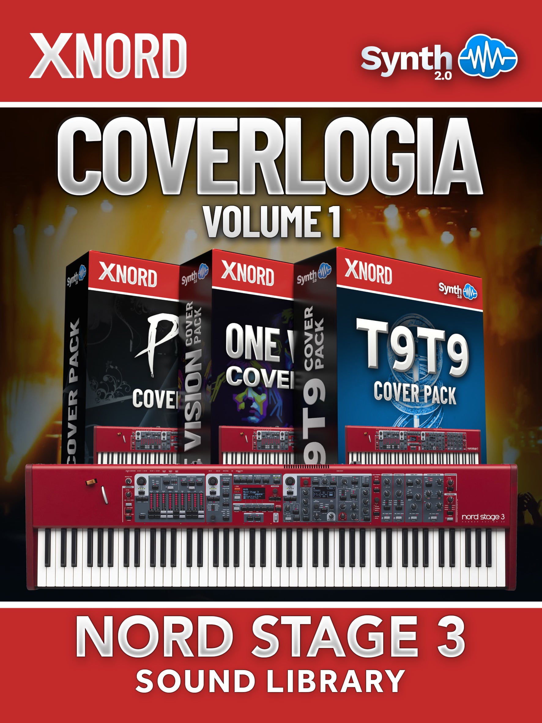 LDX164 - CoverLogia V1 - Complete Cover: Pink Floyd + Toto + Queen + Bonus - Nord Stage 3