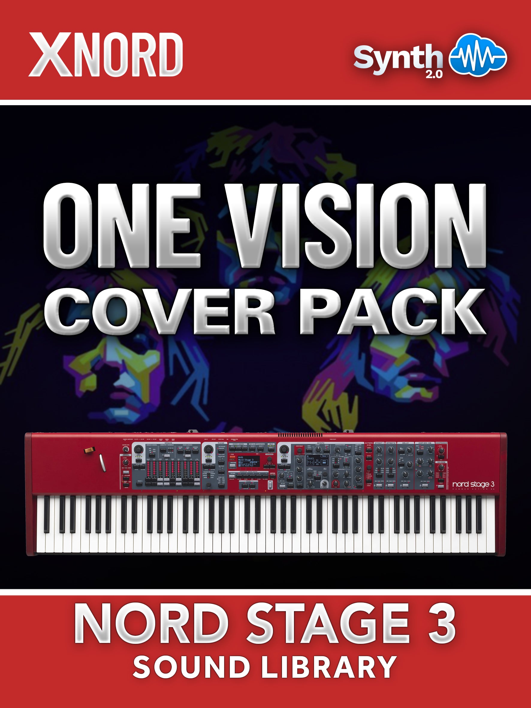 LDX157 - One vision Cover Pack - Nord Stage 3 ( 15 presets )