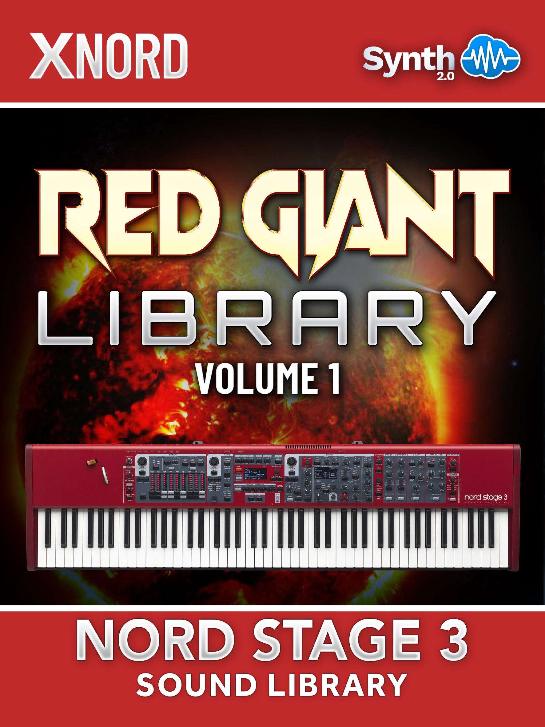ASL001 - Red Giant Library Vol.1 - Nord Stage 3 ( 42 presets )