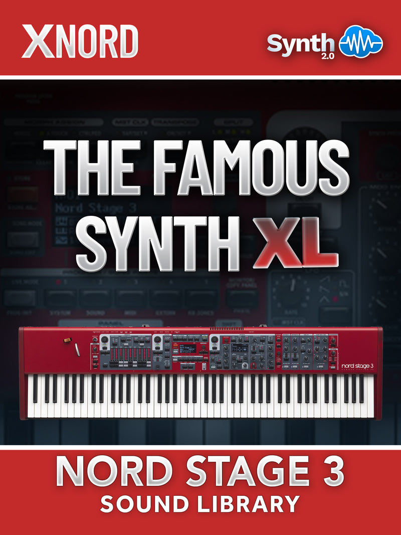 The Famous Synth XL Nord Stage 3 33 presets SynthCloud