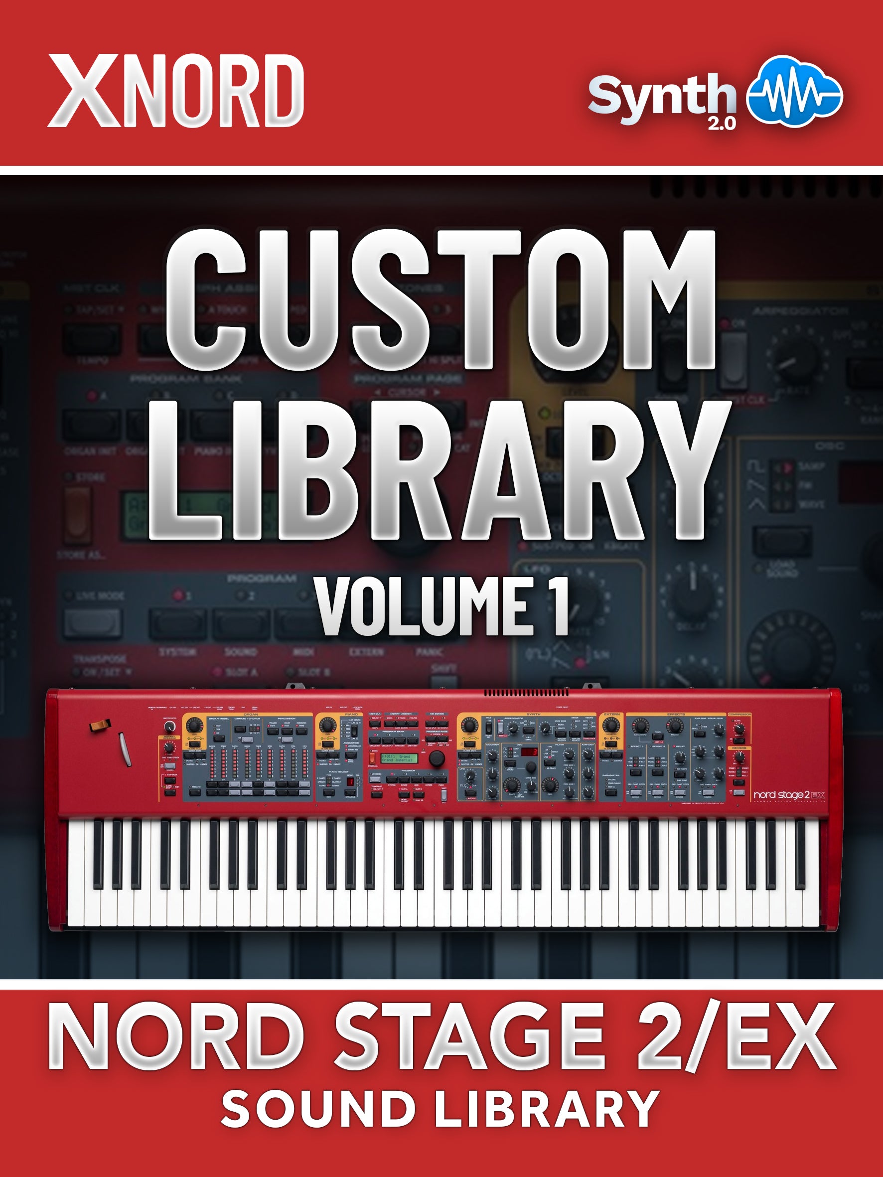GPR010 - ( Bundle ) - Custom Library V1 + V2 - Nord Stage 2 / 2 EX