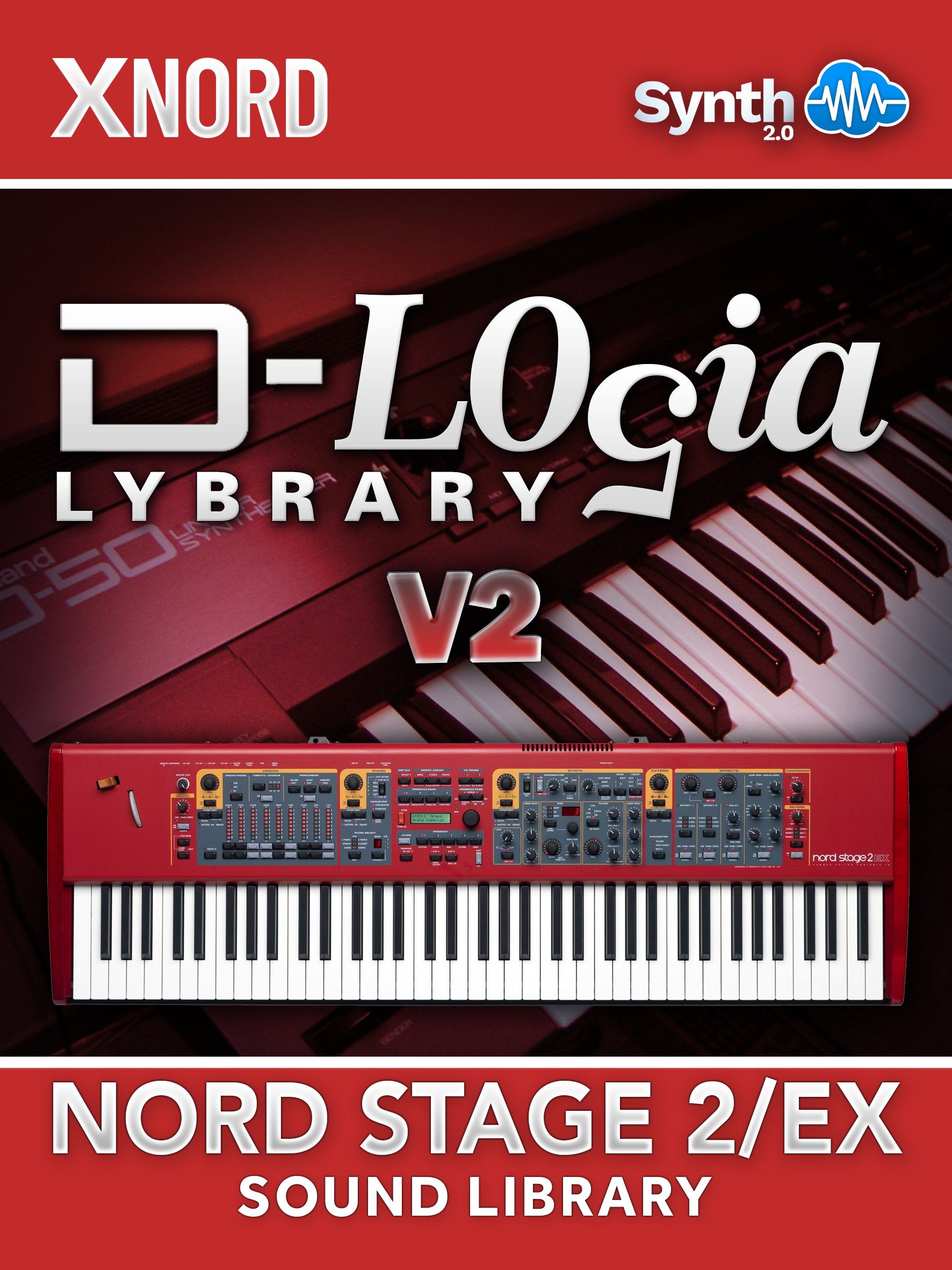 SLL012 - D-logia Library V2 - Nord Stage 2 / 2 EX ( 32 presets )