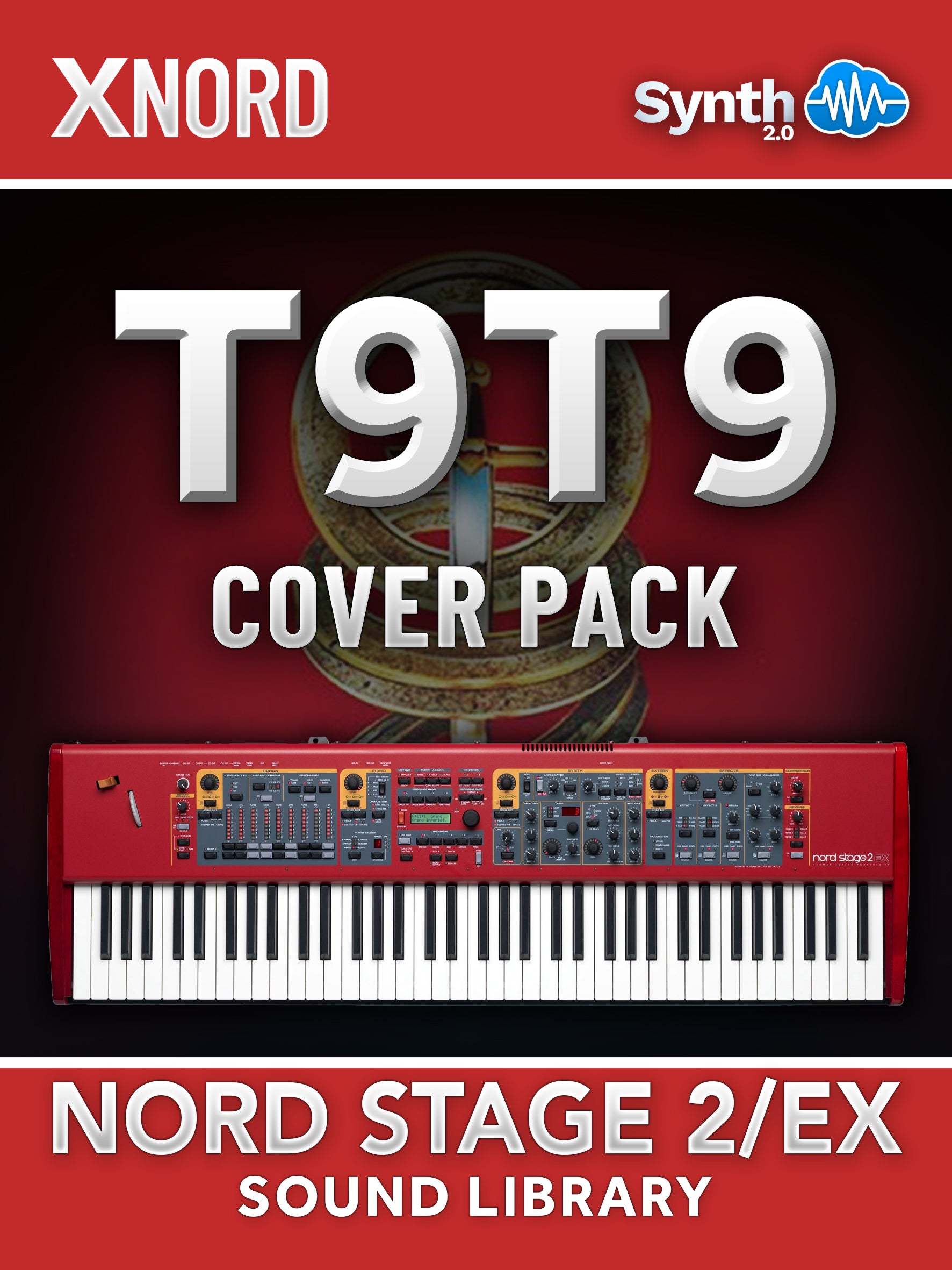 LDX146 - T9T9 Cover Pack - Nord Stage 2 / 2 EX ( 13 presets )