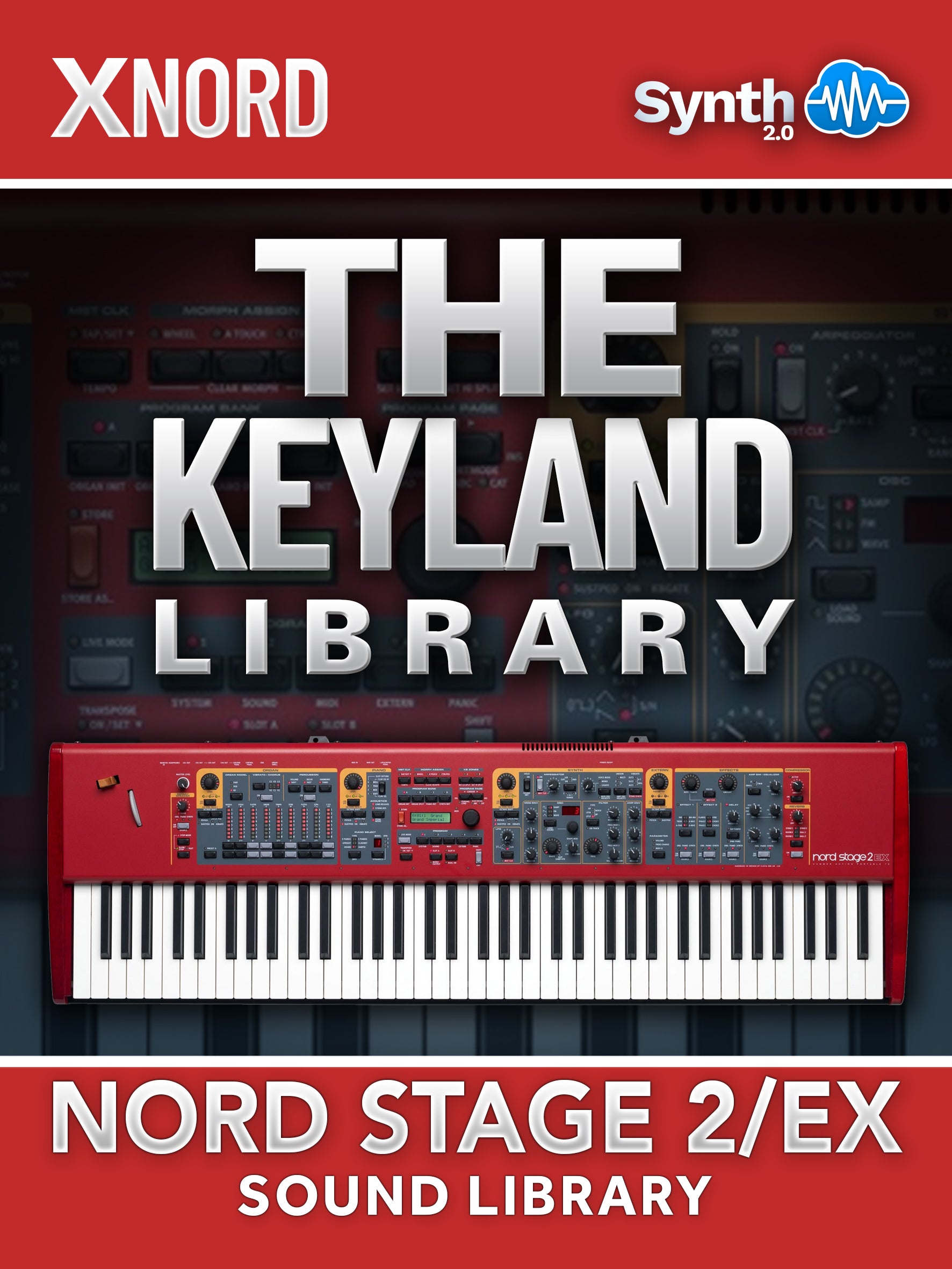 SLL004 - The Keyland Library - Nord Stage 2 / 2 EX ( 40 presets )