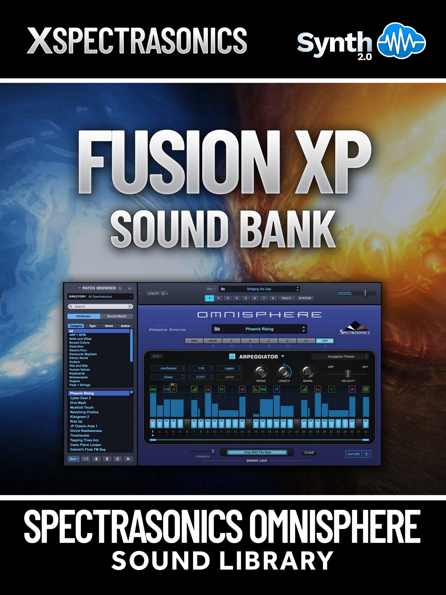 SSL006 - Fusion XP Sound Bank - Spectrasonics Omnisphere 2| Synthcloud