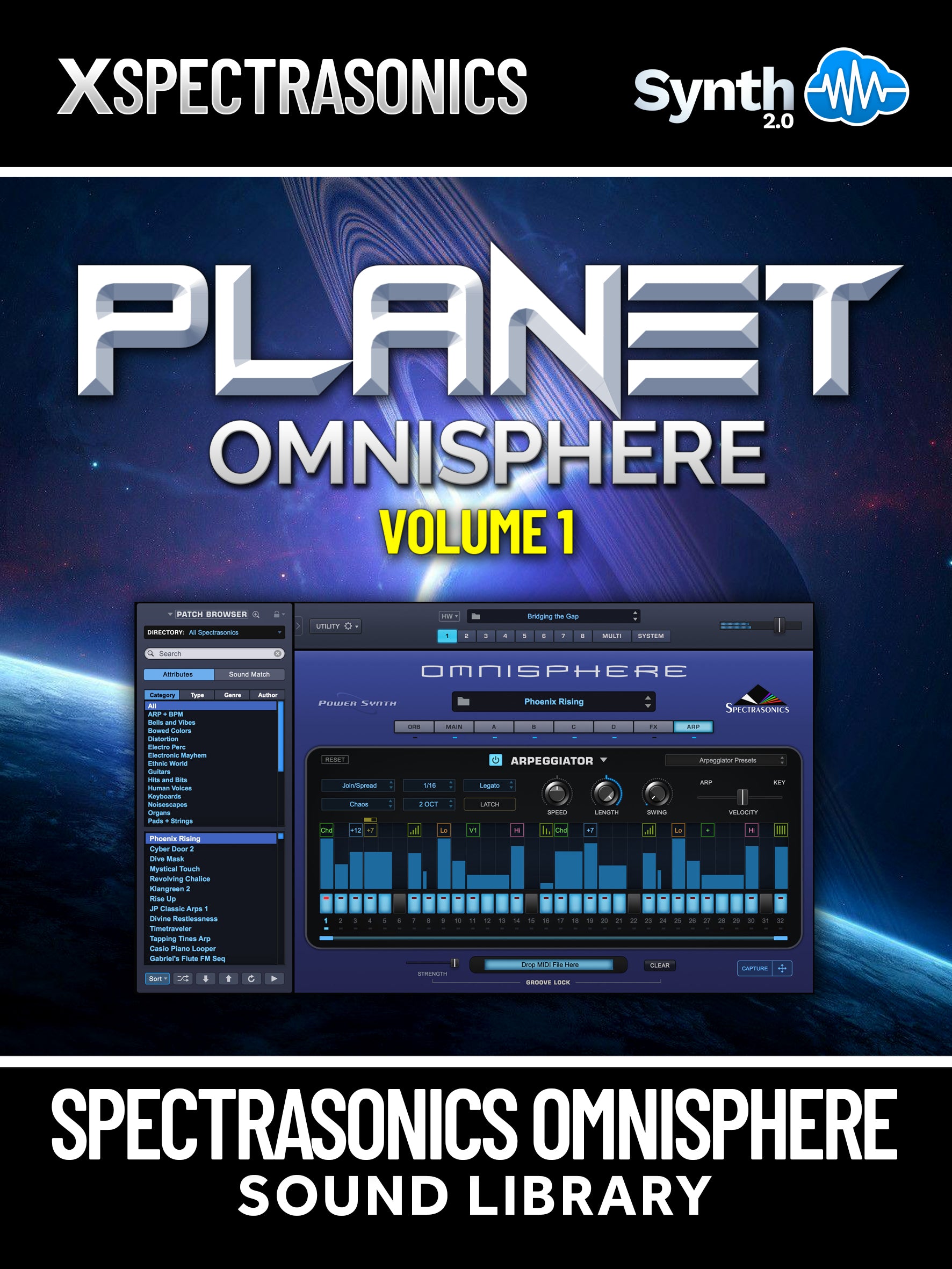 DVK006 - Planet Omnisphere Vol.1 MkII - Spectrasonics Omnisphere ( 33 presets )