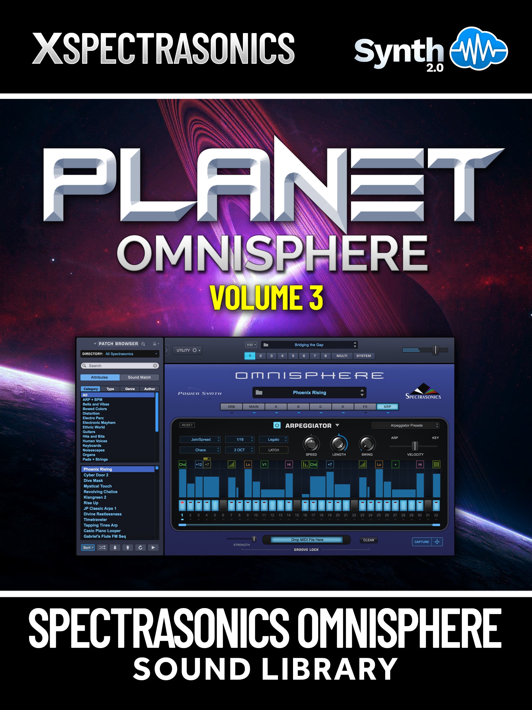 DVK008 - Planet Omnisphere Vol.3 MkII - Spectrasonics Omnisphere ( 16 presets )