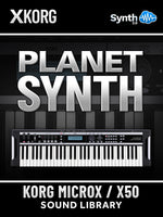 SSX104 - Planet Synth - Korg MicroX / X50 ( 18 presets )