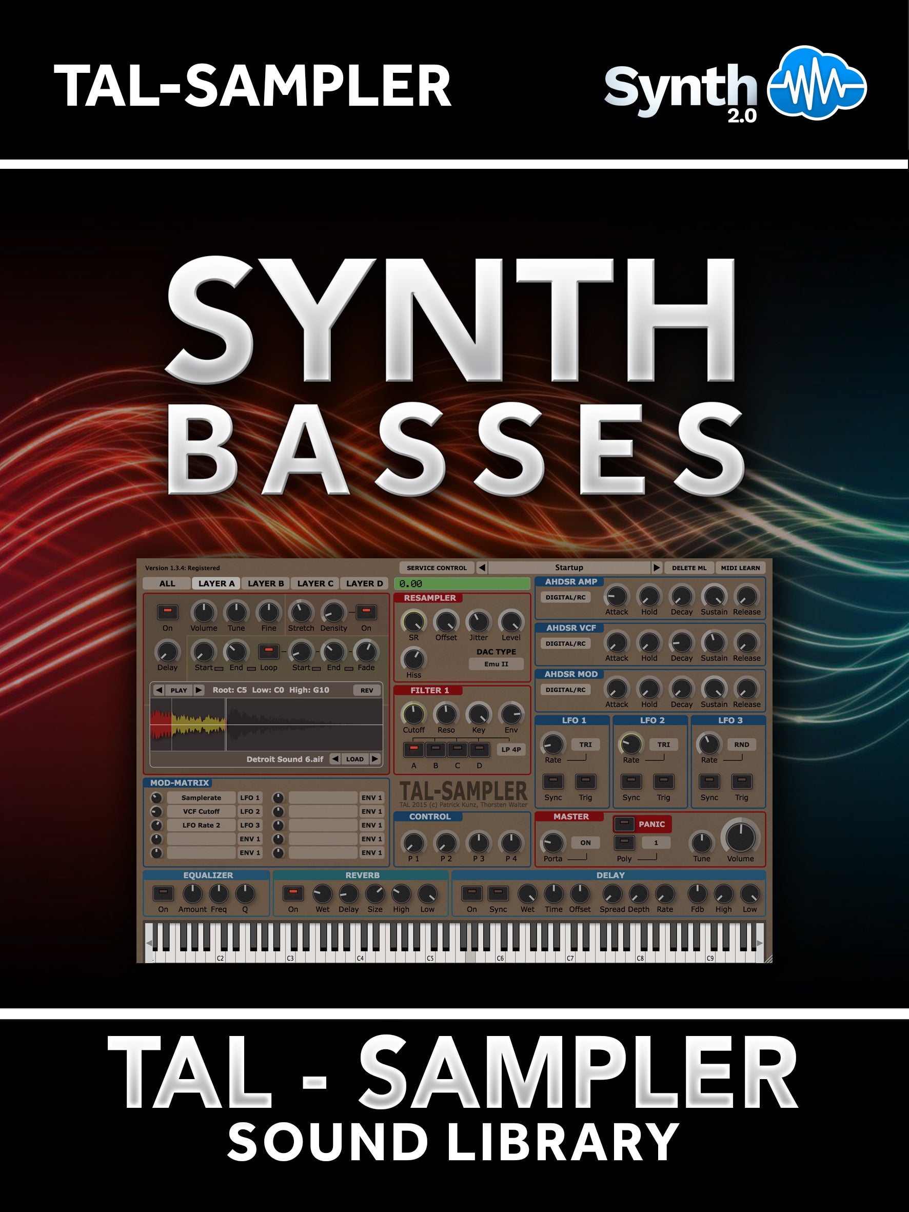 SCL386 - Synth Basses - TAL Sampler ( 128 presets )