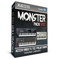 LDX186 - ( Bundle ) - Monster Pack V2 + Producer Evolution - Access Virus TI / TI2 / Polar / Snow