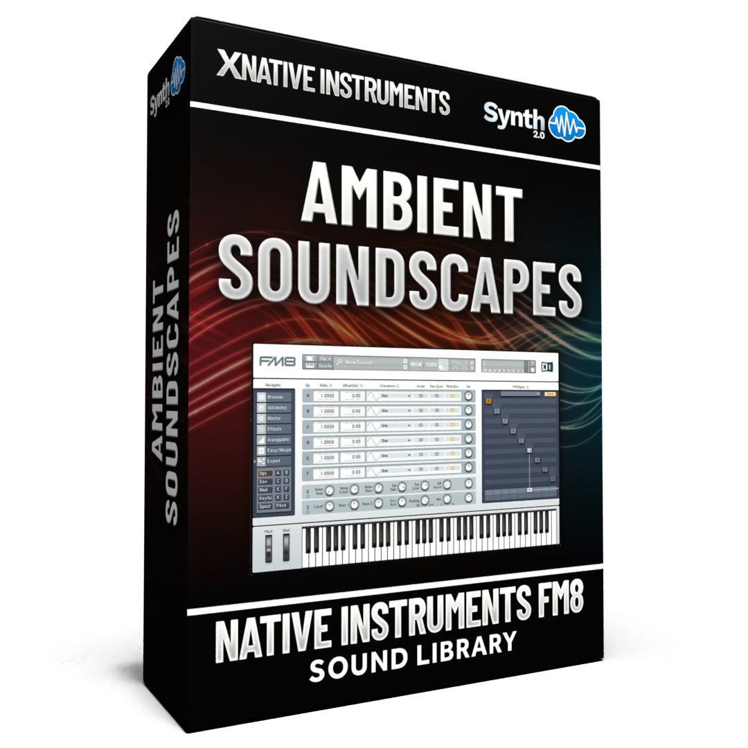 SCL051 - Ambient Soundscapes - Native Instruments FM8 ( 50 presets )