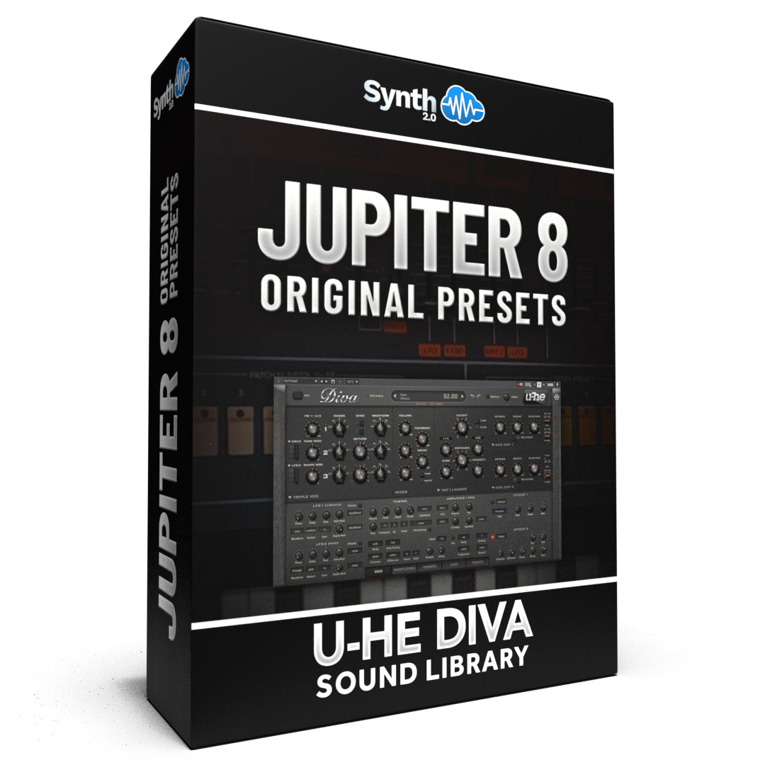 GPR006 - Jupiter 8 Original Presets - U-HE Diva ( 64 presets )