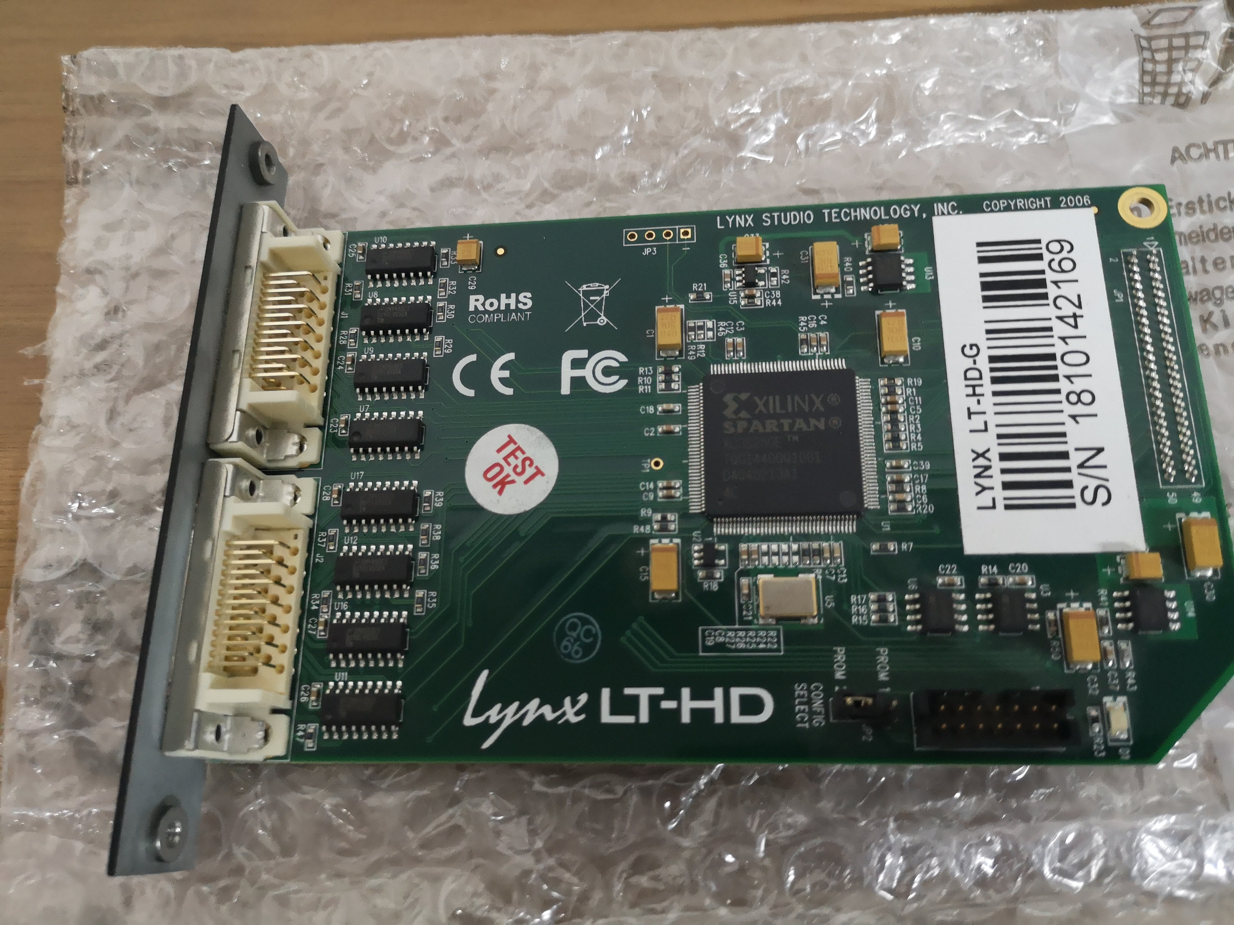 Lynx Studio Technology LT-HD Slot Pro Tools DigiLink Expansion Card
